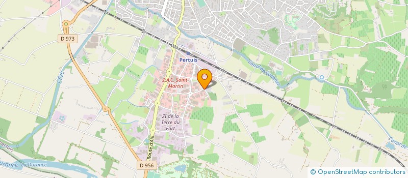 localisation de l'entreprise THALES RENOV'  PERTUIS