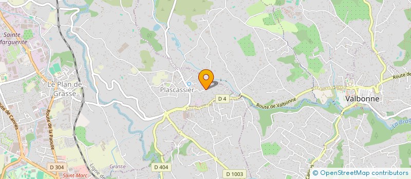 localisation de l'entreprise THALESTRIS  GRASSE