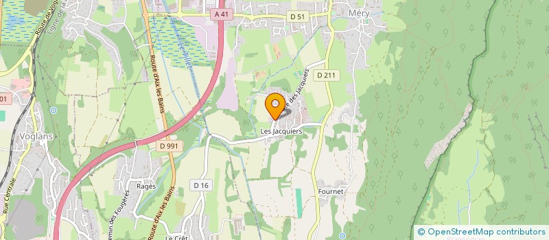 localisation de l'entreprise THALI à MERY