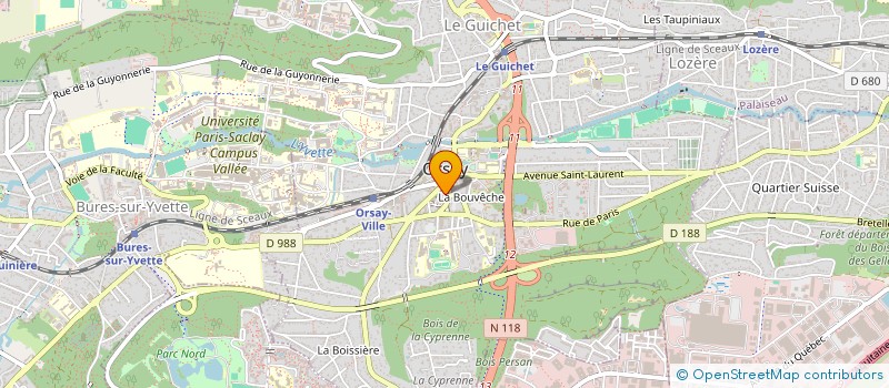 localisation de l'entreprise THALI BAR  ORSAY