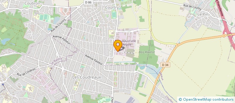 localisation de l'entreprise THALIA à COURTRY