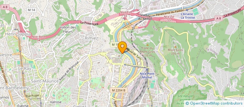 localisation de l'entreprise THALIA  NICE