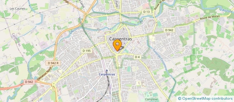localisation de l'entreprise THALIA à CARPENTRAS