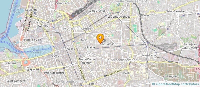 localisation de l'entreprise THALIA à MARSEILLE