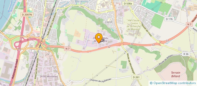localisation de l'entreprise THALIA à VALENCE
