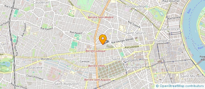 localisation de l'entreprise THALIA à BORDEAUX