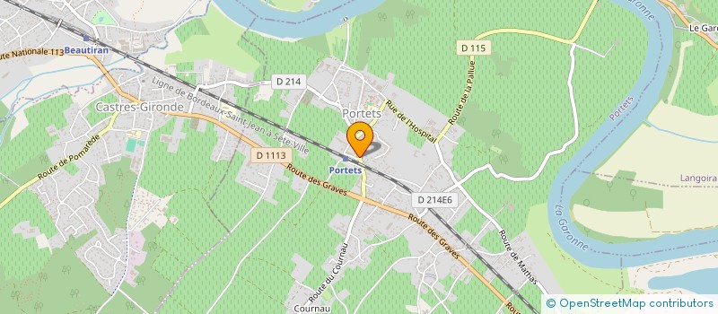 localisation de l'entreprise THALIE  PORTETS