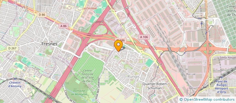 localisation de l'entreprise THALIE  RUNGIS