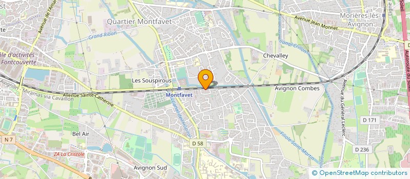 localisation de l'entreprise THALIE à AVIGNON