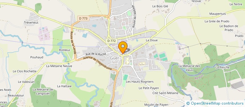 localisation de l'entreprise THALIE ET COMPAGNIE  GUER