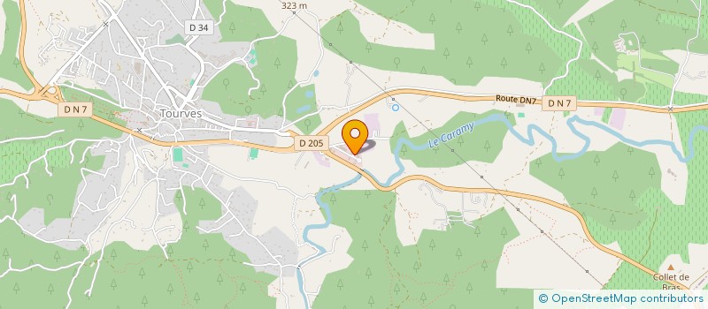 localisation de l'entreprise THALIFRED ET JO  TOURVES