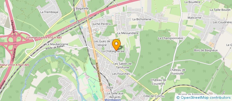localisation de l'entreprise THALIMMO à VEIGNE