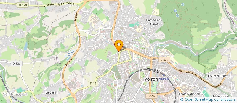 localisation de l'entreprise THALIS GESTION SANTE  VOIRON