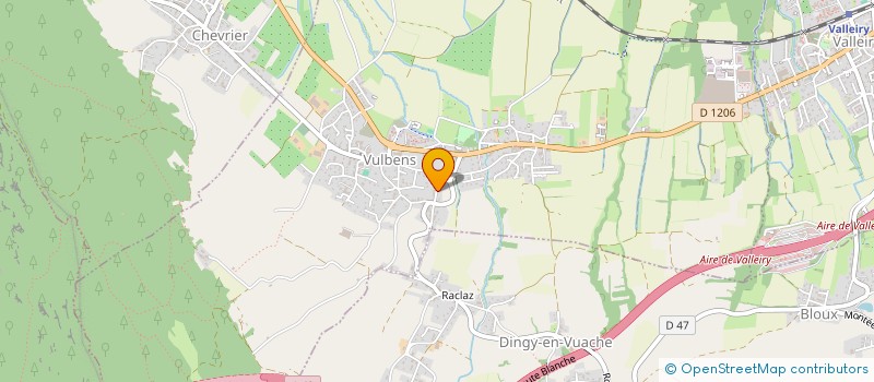 localisation de l'entreprise THALLO  VULBENS