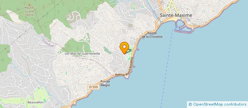 localisation de l'entreprise THALOC à SAINTE-MAXIME