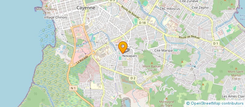 localisation de l'entreprise THALON IMMOBILIER  CAYENNE