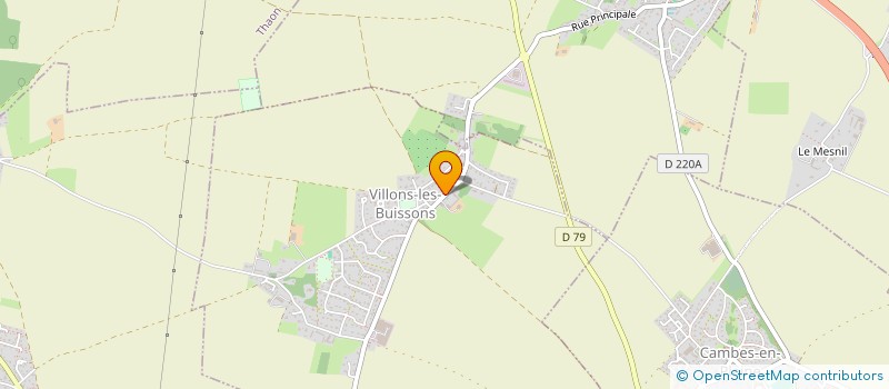 localisation de l'entreprise THALYMO  VILLONS-LES-BUISSONS