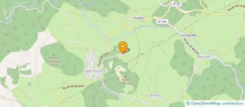 localisation de l'entreprise THALYS 1  ESPERAUSSES