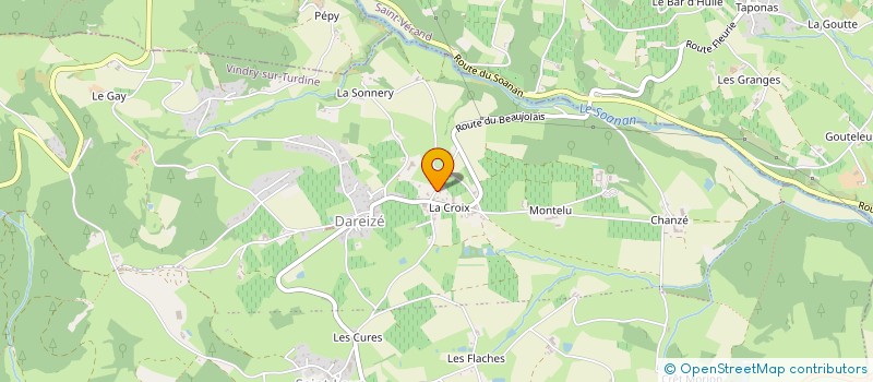 localisation de l'entreprise THALYS  VINDRY-SUR-TURDINE