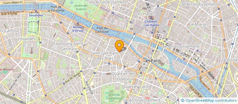 localisation de l'entreprise THALYSSA 276  PARIS