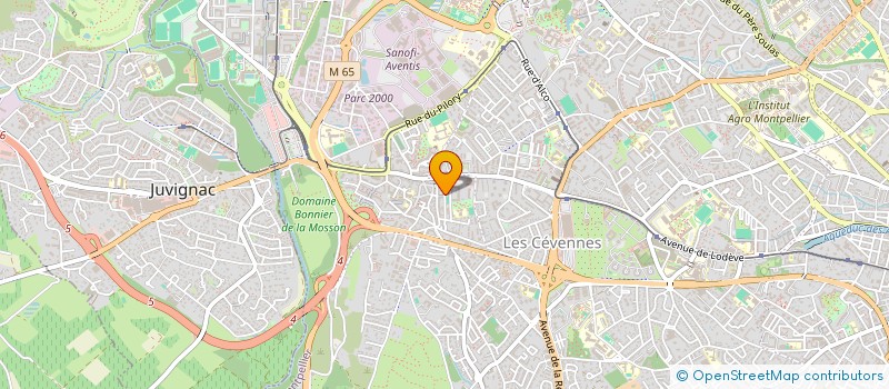 localisation de l'entreprise THALYZO à MONTPELLIER