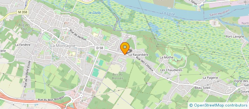 localisation de l'entreprise THAMAGOU à BOUGUENAIS