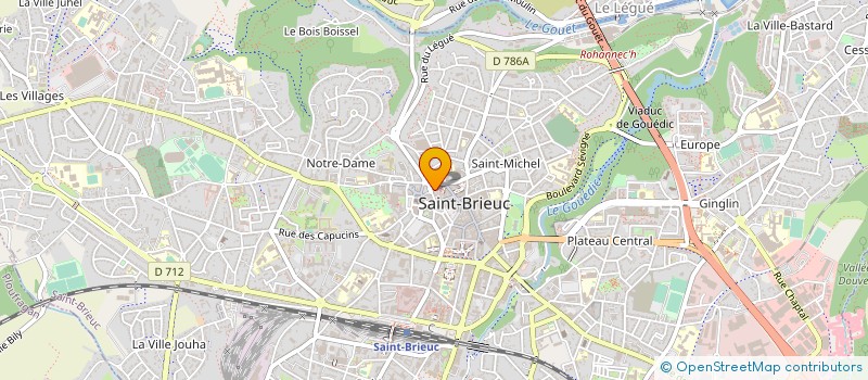 localisation de l'entreprise THAMAR à SAINT-BRIEUC