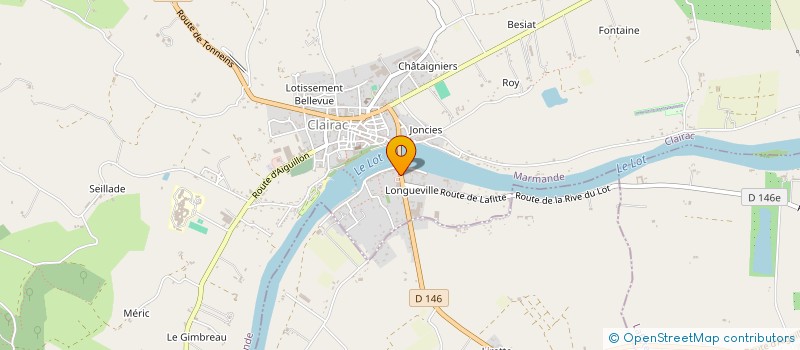 localisation de l'entreprise THAMARYAN  CLAIRAC