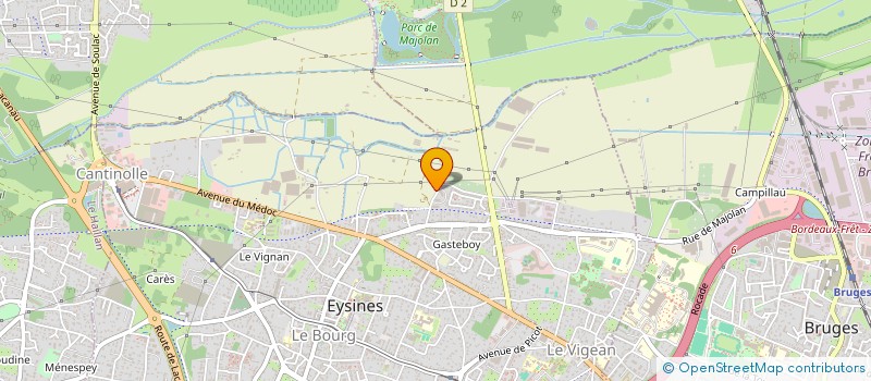 localisation de l'entreprise THAMGA à EYSINES