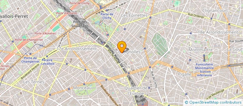 localisation de l'entreprise THAMI INVEST à LEVALLOIS-PERRET