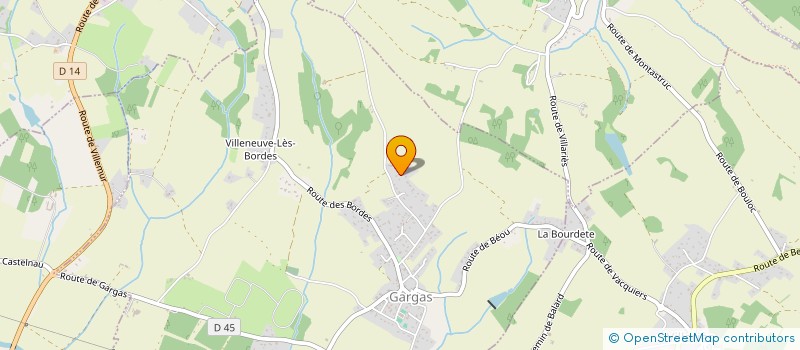 localisation de l'entreprise THAMIE  GARGAS