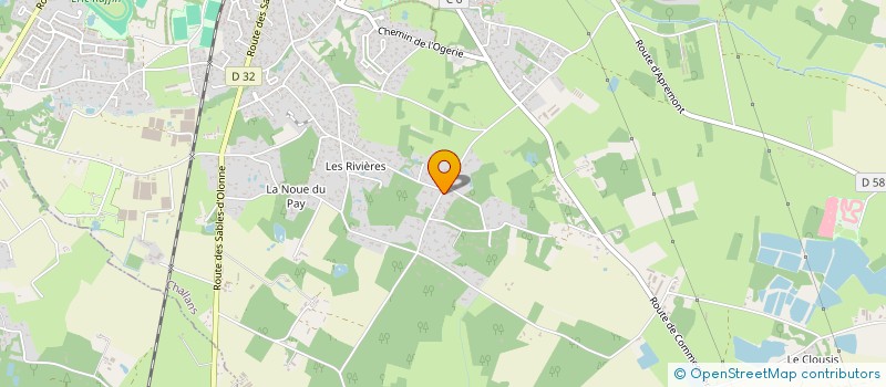 localisation de l'entreprise THAMIS à CHALLANS