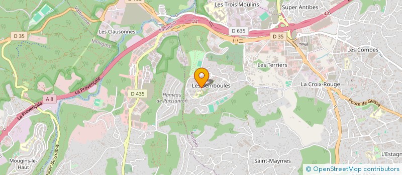 localisation de l'entreprise THAMO  ANTIBES