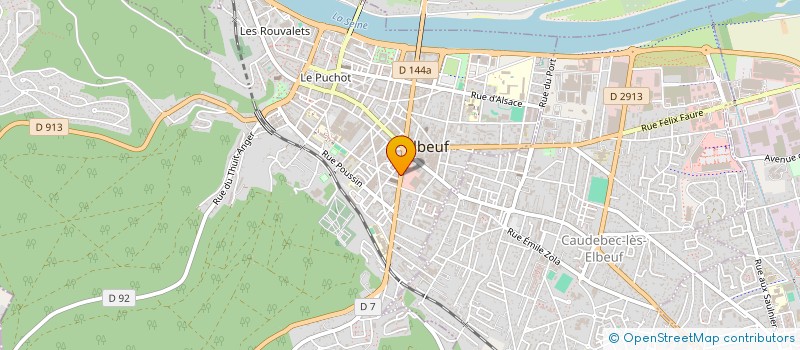 localisation de l'entreprise THAMYO à ELBEUF