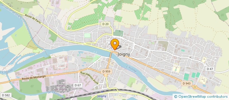 localisation de l'entreprise THAN à JOIGNY