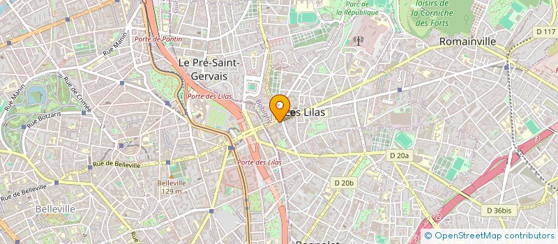 localisation de l'entreprise THANA MARKET à LES LILAS