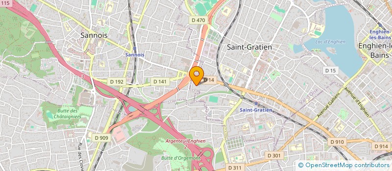 localisation de l'entreprise THANAGAR  SAINT-GRATIEN