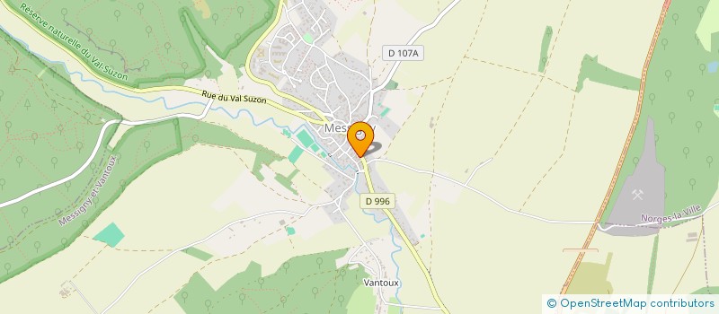 localisation de l'entreprise THANAKA à MESSIGNY-ET-VANTOUX