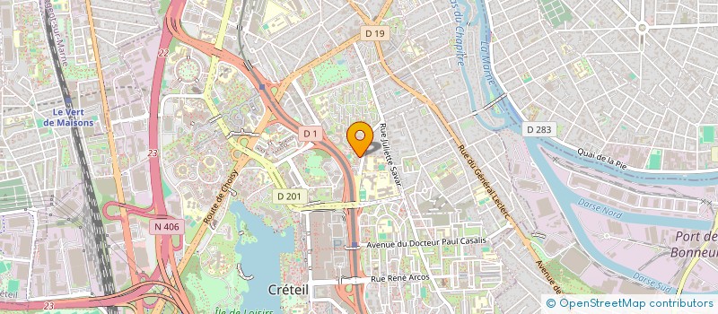 localisation de l'entreprise THANARAJAH TRANSPORT  CRETEIL