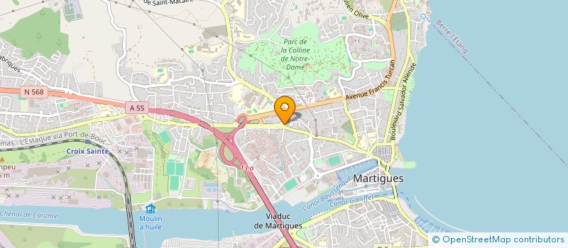 localisation de l'entreprise THANATO'FRANCE à MARTIGUES