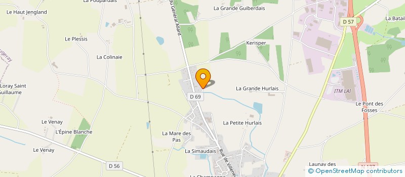 localisation de l'entreprise THANATONAUTES  GRAND-FOUGERAY