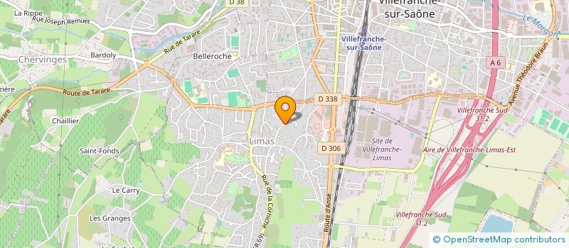 localisation de l'entreprise THANATOPRAXIE BEAUJOLAISE à PORTE-DES-PIERRES-DOREES