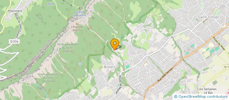 localisation de l'entreprise THANATOPRAXIE DES 3 MASSIFS  BIVIERS