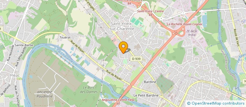 localisation de l'entreprise THANATOPRAXIE FORT CHRISTELLE à SAINT-YRIEIX-SUR-CHARENTE