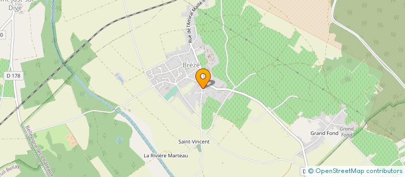 localisation de l'entreprise THANAUD  BELLEVIGNE-LES-CHATEAUX