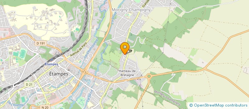 localisation de l'entreprise THANDRA à MORIGNY-CHAMPIGNY