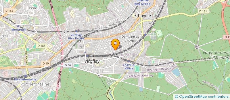 localisation de l'entreprise THANFLO  VIROFLAY