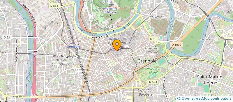 localisation de l'entreprise THANH BEAUTY à GRENOBLE