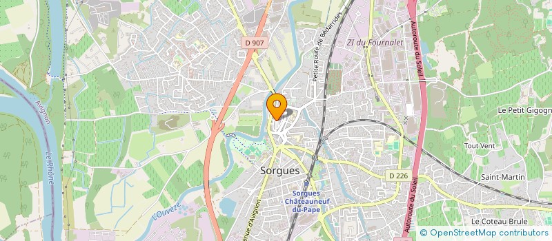 localisation de l'entreprise THANH LONG  SORGUES