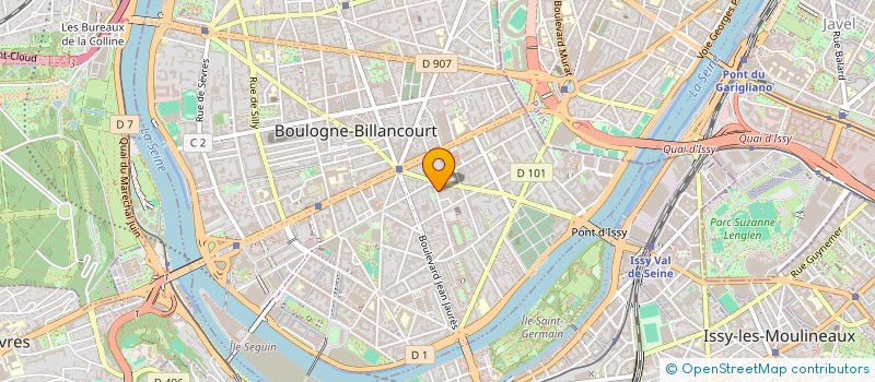 localisation de l'entreprise THANH NAIL à BOULOGNE-BILLANCOURT
